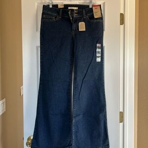 Levi's Women's Dark Indigo Flare Jeans